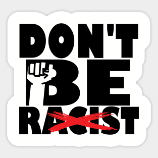 Black Lives Matter stop racism Sticker